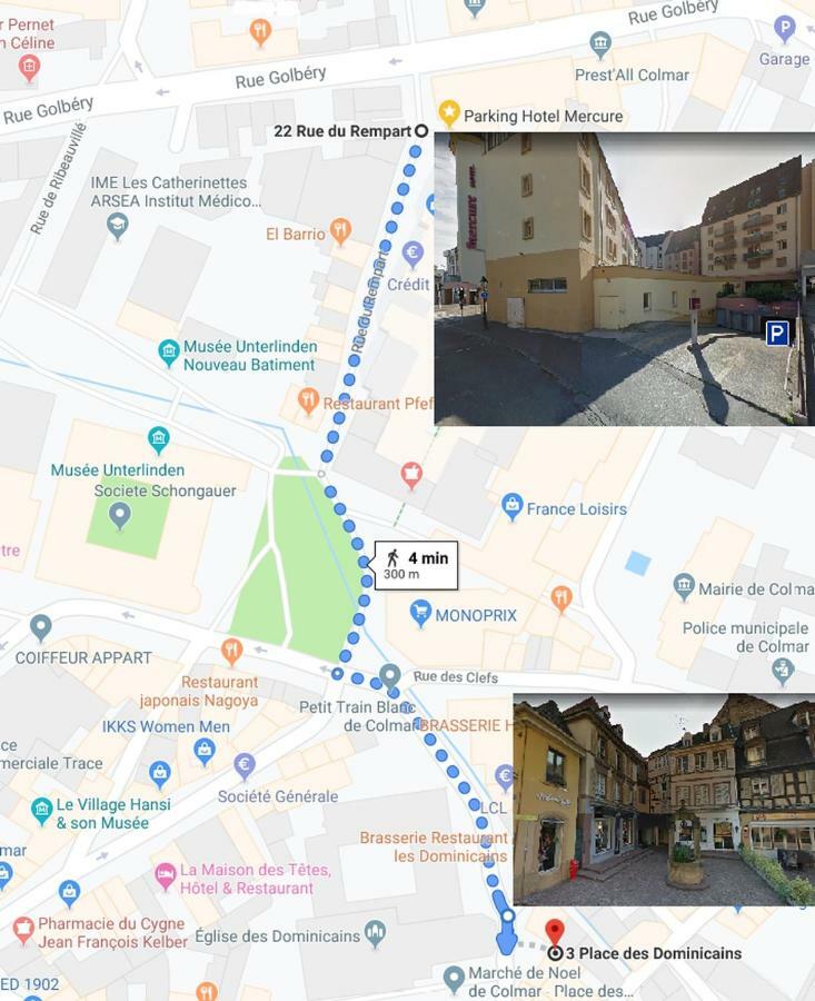 Appartamento Duplex Des Dominicains - 1 Parking Gratuit - Hypercentre 6 Personnes Colmar Esterno foto